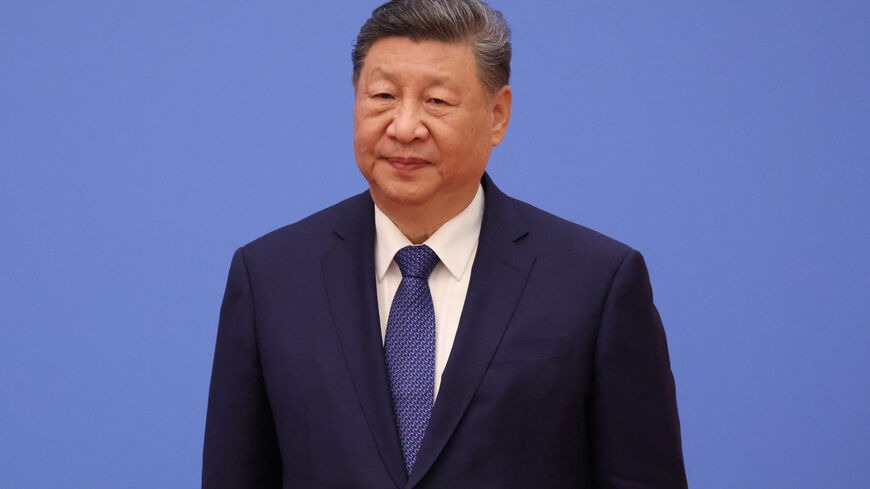 Chinese President Xi Jinping attends the 7th formal meeting of the Franco-Chinese Business Council in Beijing, China, on December 4, 2025.     LUDOVIC MARIN/Pool via REUTERS