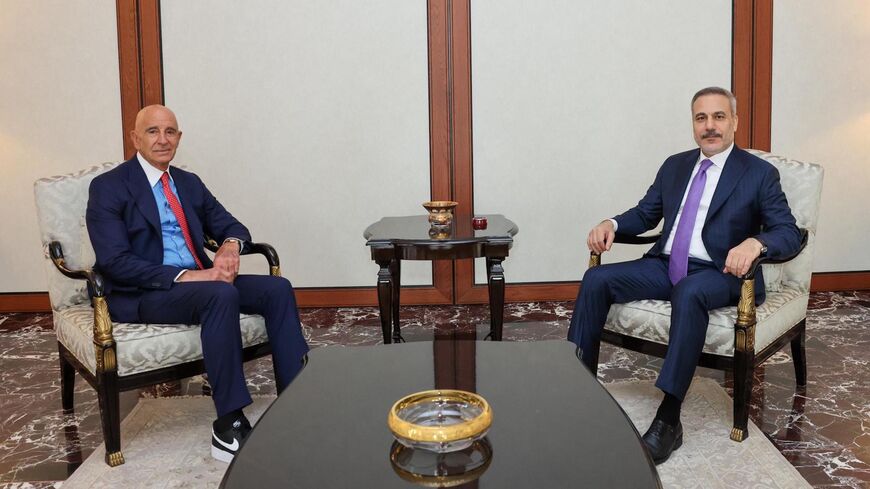 US ambassador to Turkey, Tom Barrack, showed up at a Dec. 16 meeting with Turkish Foreign Minister Hakan Fidan