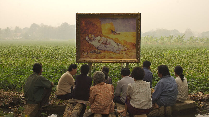 Araya Rasdjarmrearnsook’s "The Two Planets: Van Gogh’s The Midday Sleep 1889/90 and the Thai Villagers," part of the artist’s "Village and Elsewhere" (2011) video series. (Courtesy of Araya Rasdjarmrearnsook)