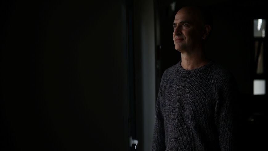 Clinical Psychologist Ronen Sidi, the director of the Combat Veterans Psychedelic Research Clinic at Emek Medical Center, looks on during an interview with Reuters in Afula, Israel December 15, 2025. REUTERS/Shir Torem