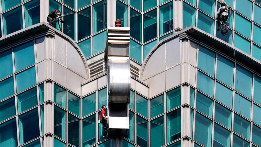 Climber Alex Honnold free soloing Taipei 101 Skyscraper in Taipei, Taiwan, January 25, 2026 REUTERS/Ann Wang