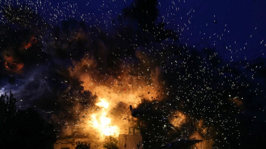 Israel launched fresh strikes on what it said were Hezbollah targets in south Lebanon after raids earlier killed two people