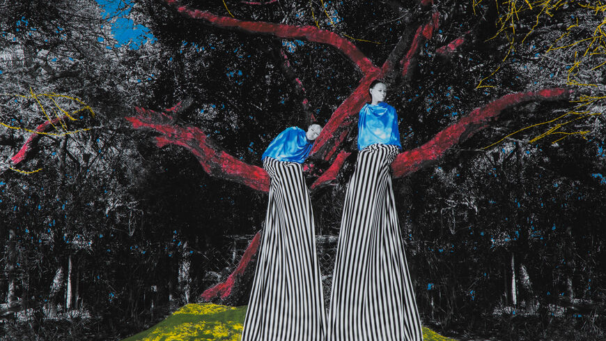 Aiida Muluneh, “The Wind Against the Shadow,” 2025. (Courtesy the artist and Efie Gallery, Dubai.) 