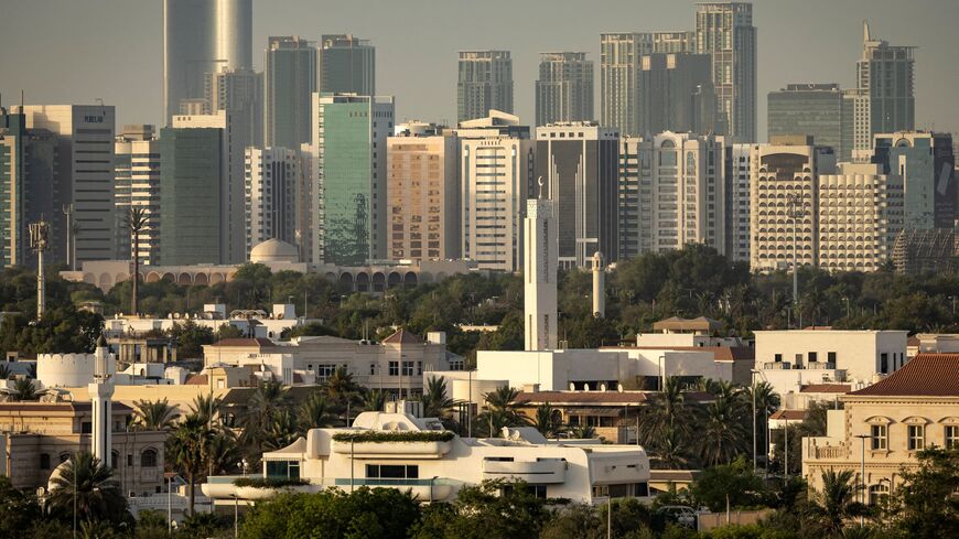 This picture shows a view of the Abu Dhabi skyline on May 14, 2025. (Photo by FADEL SENNA / AFP) (Photo by FADEL SENNA/AFP via Getty Images)