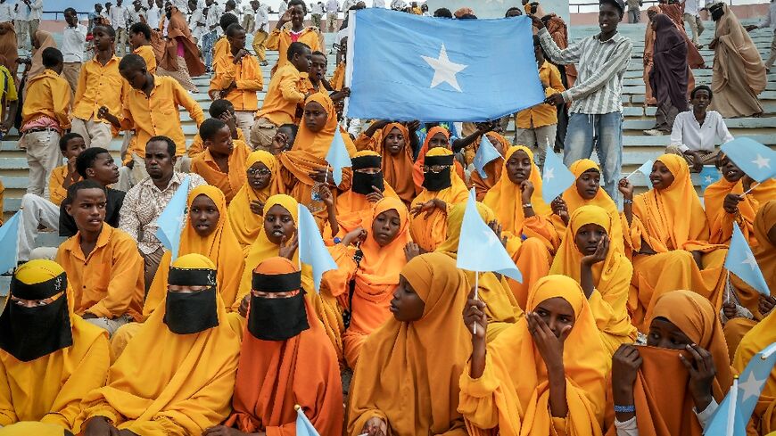 Somalis in Mogadishu protested against Israel's recognition of the breakaway region of Somaliland