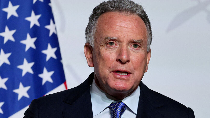 FILE PHOTO: U.S. Special Envoy Steve Witkoff delivers a press conference upon the signing of the declaration on deploying post-ceasefire force in Ukraine, during the so-called 'Coalition of the Willing' summit, at the Elysee Palace in Paris, France, January 6, 2026. Ludovic Marin/Pool via REUTERS/File Photo