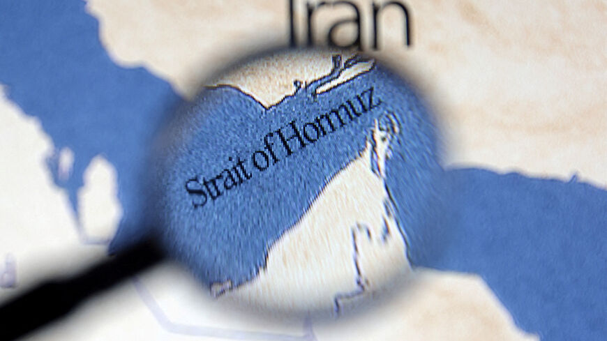 A map showing the Strait of Hormuz and Iran is seen in this illustration taken June 22, 2025. REUTERS/Dado Ruvic/Illustration
