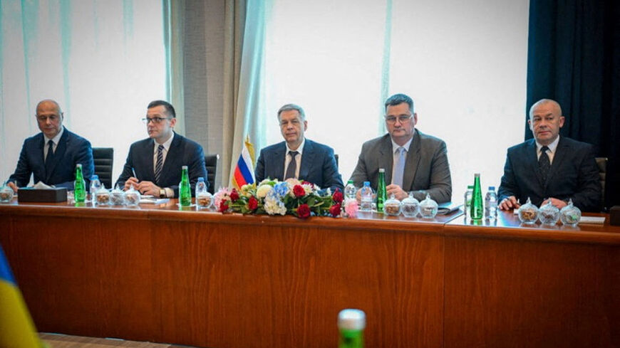 Admiral Igor Kostyukov, head of Russian military intelligence (GRU) and head of Russian’s team in security talks and other members of the Russian delegation attend the second round of trilateral talks between the U.S., Russia and Ukraine, in Abu Dhabi, United Arab Emirates, February 4, 2026. UAE Ministry of Foreign Affairs/Handout via REUTERS
