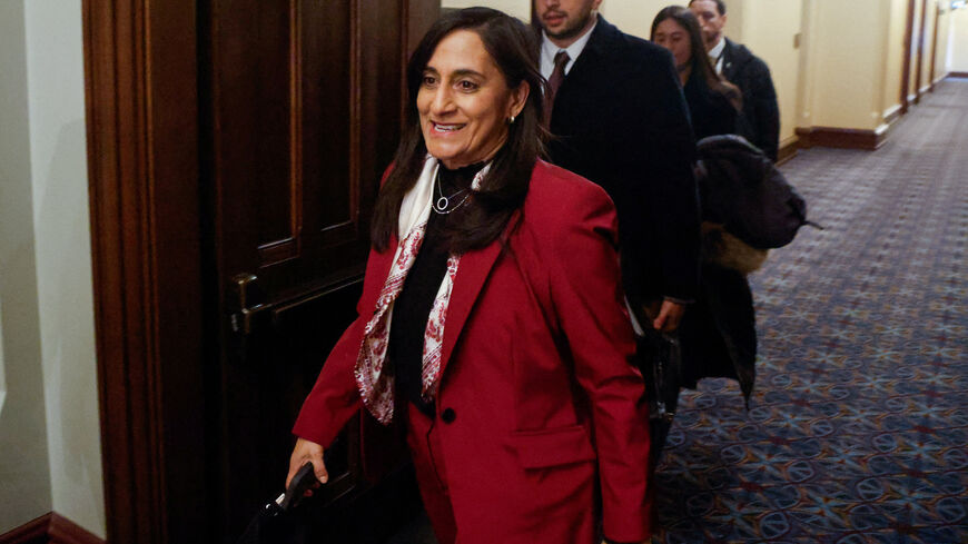 FILE PHOTO: Canada's Foreign Affairs Minister Anita Anand arrives on Parliament Hill in Ottawa, Ontario, Canada, January 28, 2026.  REUTERS/Patrick Doyle/File Photo