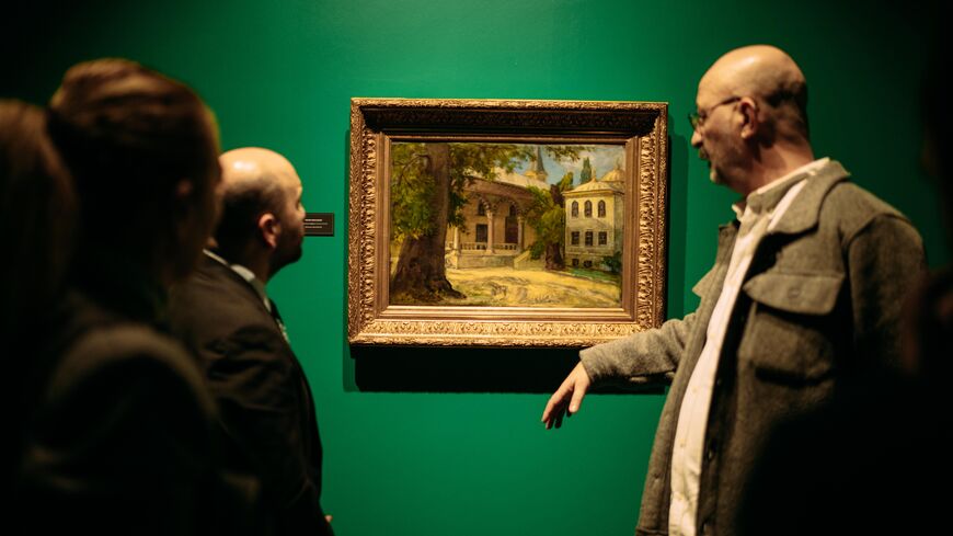 Ibrahim Calli’s delicate landscapes displayed in Istanbul Art Museum (Photo bkz İletisim)