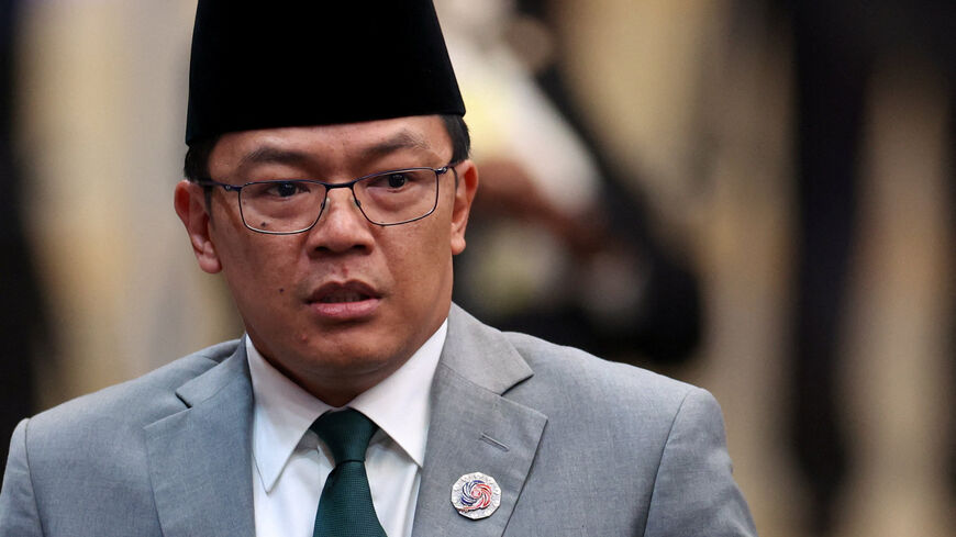 Indonesia's Foreign Minister Sugiono attends the 15th ASEAN - United Nations (UN) Summit, as part of the 47th ASEAN Summit in Kuala Lumpur, Malaysia October 27, 2025. REUTERS/Chalinee Thirasupa/Pool/File Photo