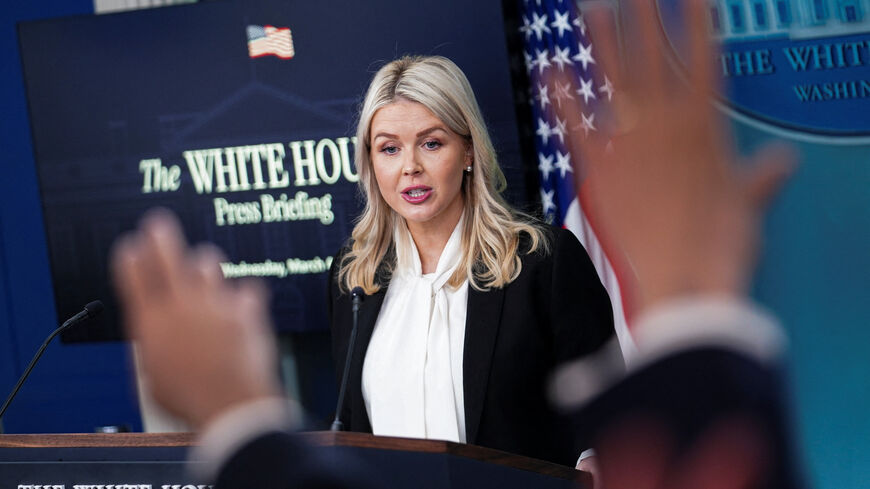 White House Press Secretary Karoline Leavitt holds a press briefing at the White House in Washington, D.C., U.S., March 4, 2026. REUTERS/Nathan Howard