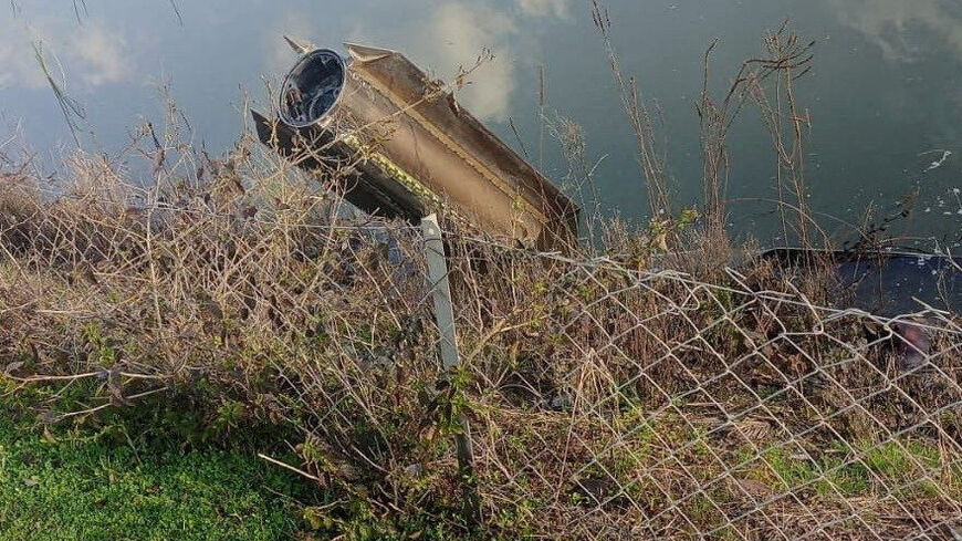 Debris of a NATO air defence system that intercepted a missile launched from Iran is seen in Dortyol, in southern Hatay province, Turkey, March 4, 2026 in this screengrab from video. Ihlas News Agency (IHA) via REUTERS