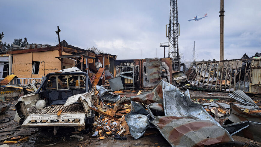 Debris lie at the site of a drug rehabilitation center destroyed in what the Taliban said was a Pakistani air strike in Kabul, Afghanistan, March 18, 2026. Picture taken with a mobile phone. REUTERS/Yunus Yawar
