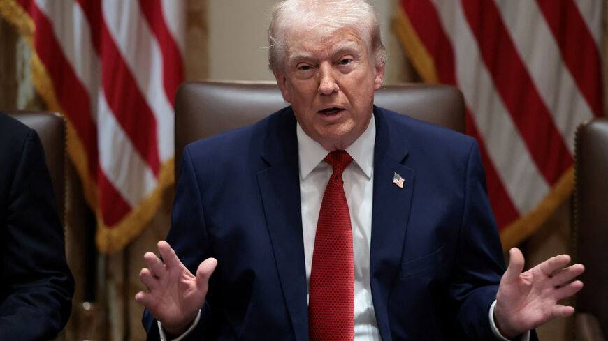 U.S. President Donald Trump holds a cabinet meeting at the White House in Washington, D.C., U.S., March 26, 2026. REUTERS/Evelyn Hockstein