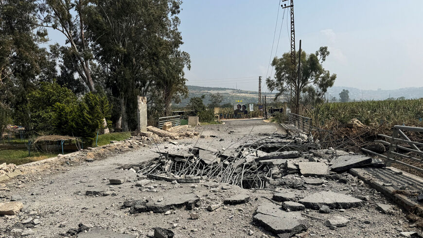 The damaged Qasmiyeh Bridge over the Litani river, after it was hit by an Israeli strike in southern Lebanon on Wednesday, March 18, following an escalation between Hezbollah and Israel amid the U.S.-Israeli conflict with Iran, Lebanon, March 19, 2026. Picture taken with a mobile phone. REUTERS/Ali Hankir/File Photo