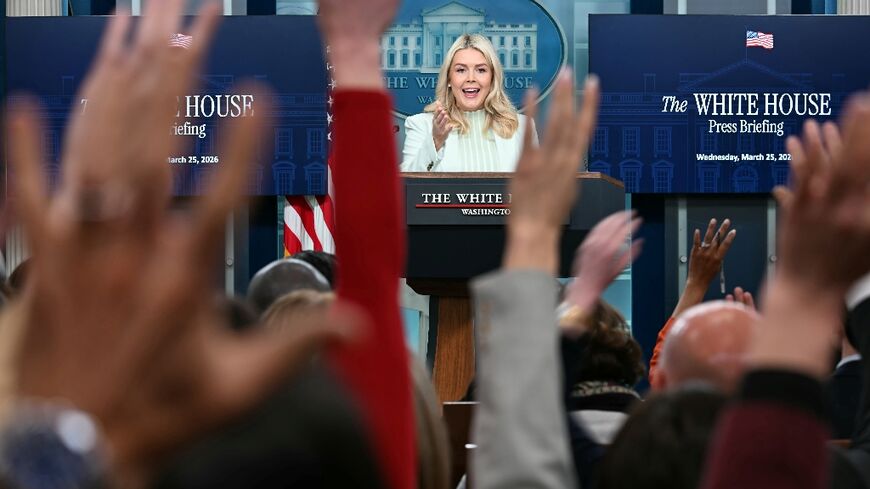 White House Press Secretary Karoline Leavitt said Iran was looking for an 'exit ramp' from the war