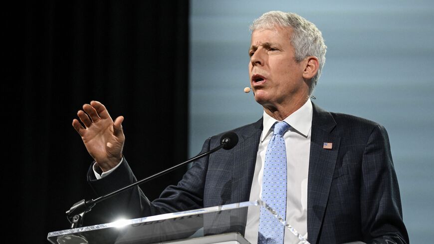 US Secretary of Energy Chris Wright speaks during 2026 CERAWeek by S&P Global energy conference in Houston on March 23, 2026. 