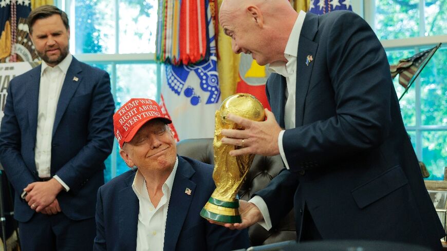 FIFA chief Gianni Infantino said he and US President Donald Trump had discussed the Iranian team's participation at the upcoming World Cup 