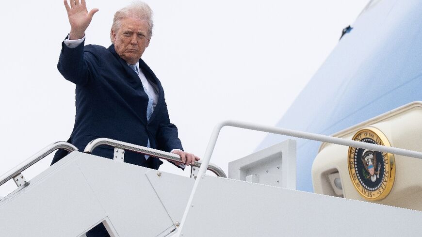 US President Donald Trump spoke to AFP from his Florida residence