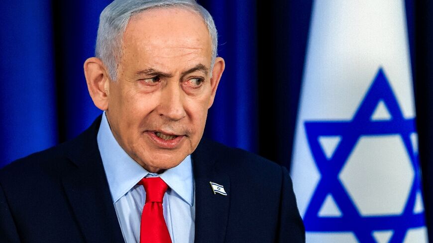 Israeli Prime Minister Benjamin Netanyahu speaks during a press conference in Jerusalem on March 19, 2026