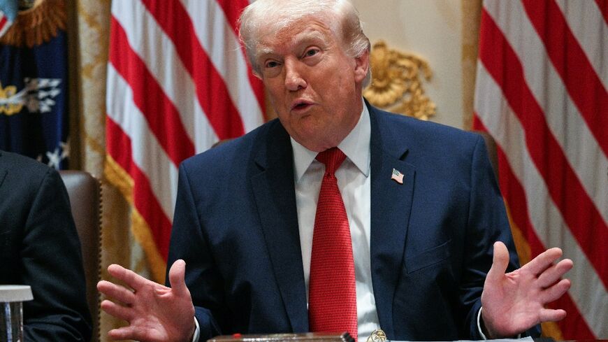 US President Donald Trump was holding his first cabinet meeting since the start of the Iran war