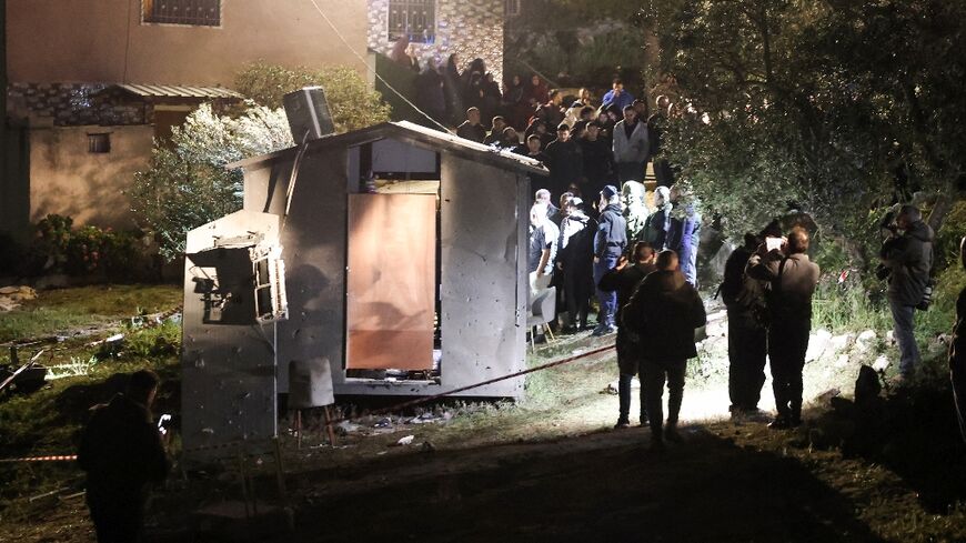 Four Palestinian women were killed by shrapnels after an Iranian missile attack, the first such deaths of Palestinians since the Iran war began.