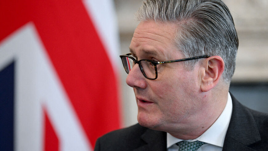 FILE PHOTO: Britain's Prime Minister Keir Starmer attends a meeting to discuss the U.S.-Israeli conflict with Iran and the impact on the Strait of Hormuz, in London, Britain, March 30, 2026. REUTERS/Jaimi Joy/Pool/File Photo