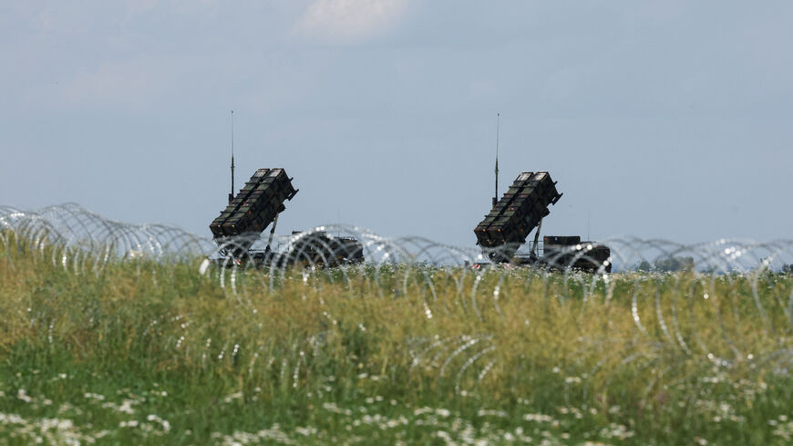 FILE PHOTO: Patriot air defence system units are seen at a military base in this file photo, Poland July 3, 2023. REUTERS/Kacper Pempel/File Photo