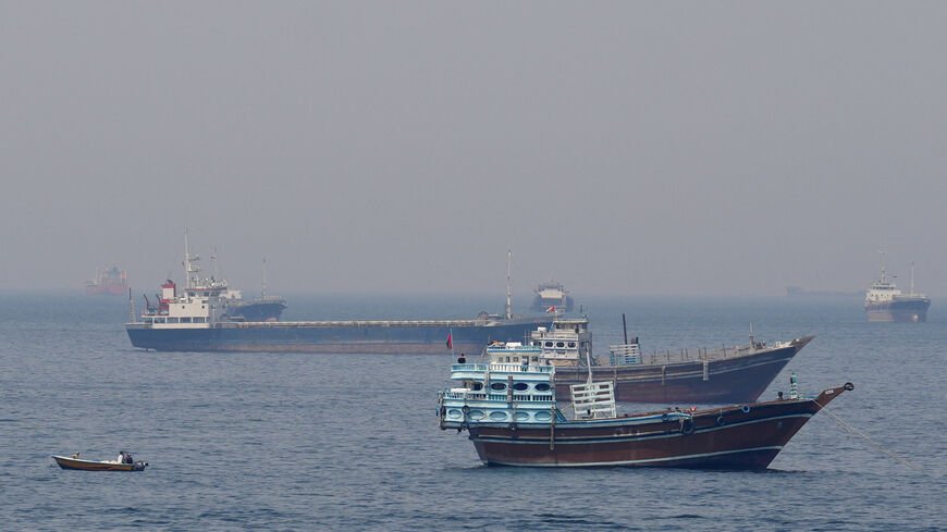 Ships and boats in the Strait of Hormuz off the coast of Musandam, Oman, April 20, 2026. REUTERS