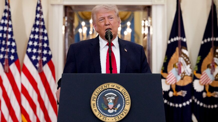 President Donald Trump told Americans that while the United States was close to achieving its mission objectives in the war against Iran, US forces would hit the Islamic republic 'extremely hard' over the next two to three weeks