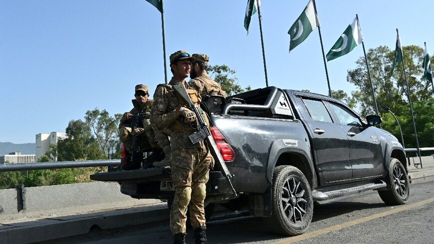 Pakistani security is tight in Islamabad ahead of what the US said would be 'talks' between its envoys and Iranian representatives there
