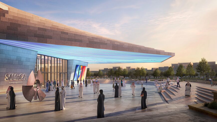 A rendering of the new Saudi Arabia Museum of Contemporary Art within the Diriyah Development plan. (Courtesy of Diriyah Company) 