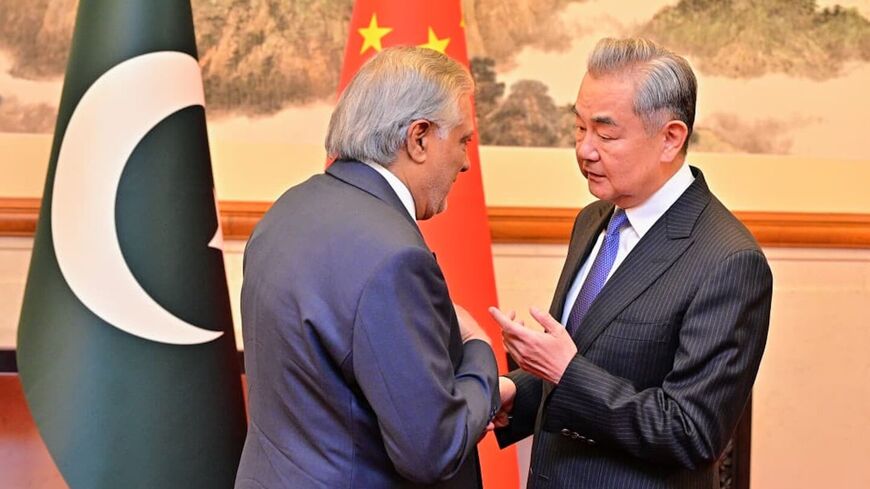 Pakistani Foreign Minister Ishaq Dar meets with his Chinese counterpart, Wang Yi, at the Diaoytai State Guest House in Beijing, China, on March 31, 2026. — Pakistani Foreign Ministry