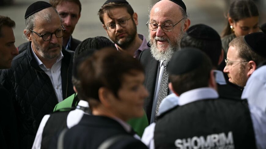 'Such attacks need to stop now,' said Britain's chief rabbi Ephraim Mirvis