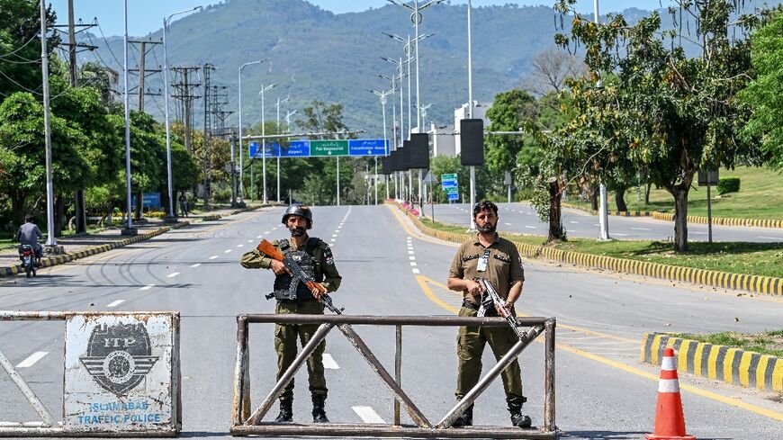 Security had been visibly stepped up in Islamabad ahead of the expected US-Iran talks
