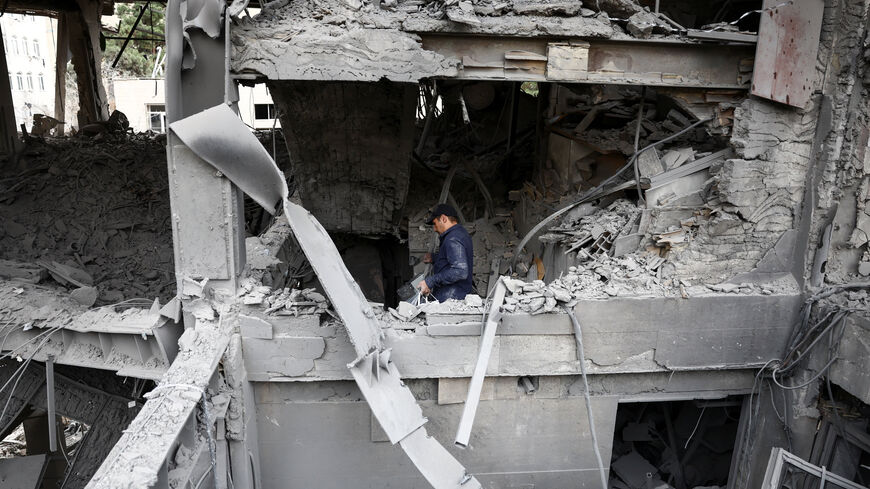 A view of the Qatari Al-Araby TV and business building damaged by a strike, as the U.S.-Israeli conflict with Iran continues, in Tehran, Iran, March 29, 2026. Majid Asgaripour/WANA (West Asia News Agency) via REUTERS/File Photo