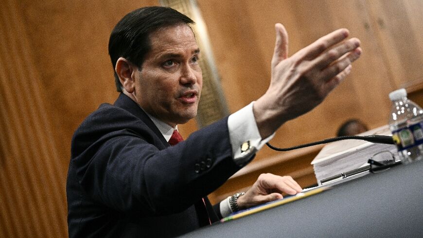 US Secretary of State Marco Rubio testifies during a Senate Foreign Relations Committee hearing 