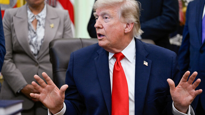 U.S. President Donald Trump speaks in the Oval Office at the White House in Washington, D.C., U.S., June 11, 2026. REUTERS/Daniel Heuer