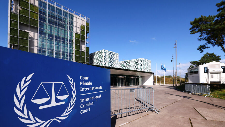 FILE PHOTO: An exterior of The International Criminal Court (ICC) is seen in The Hague, Netherlands, September 22, 2025. REUTERS/Piroschka van de Wouw/File Photo