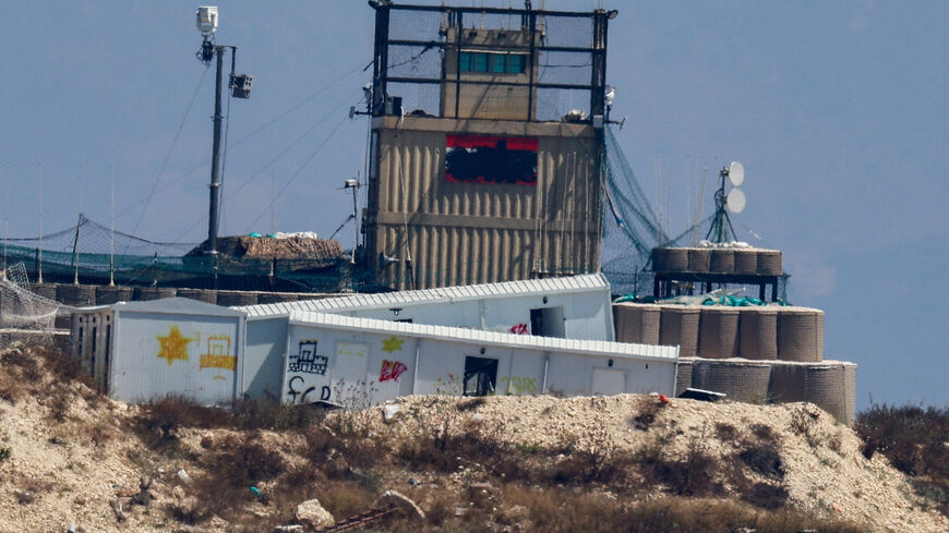 An Israeli military post in Lebanon, after the two countries signed a framework agreement following U.S.-mediated talks, as seen from northern Israel, June 27, 2026. REUTERS/Amir Cohen