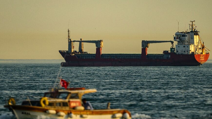 The Mongolia-flagged 'AZRA C' has been at anchor in the Sea of Marmara since August 2025 