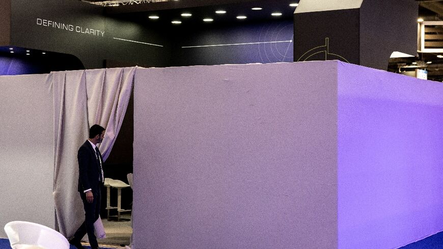Twelve Israeli stands were closed at the Eurosatory defence and security exhibition on Monday