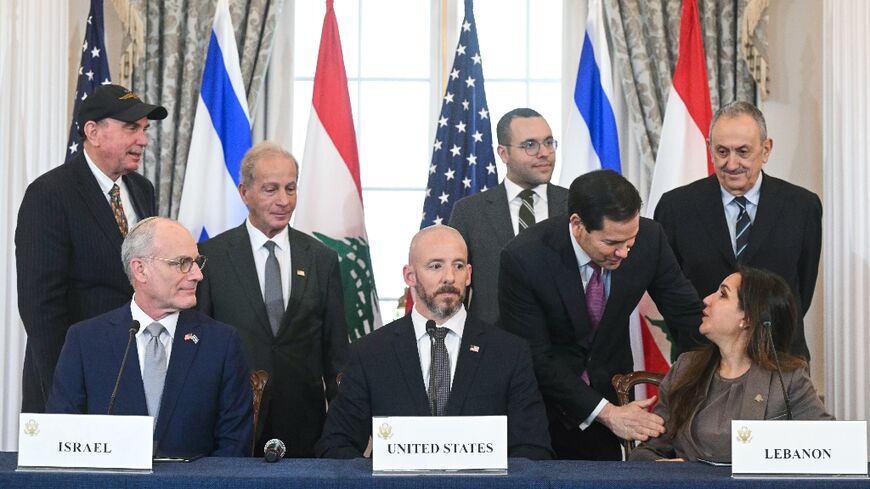 The trialteral framework signed in Washington by Israeli, Lebanese and US officials is aimed at 'achieving lasting peace and security' between the two Middle Eastern neighbor states