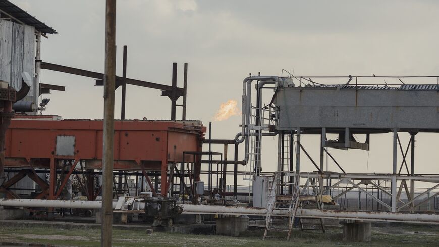 A general view shows the Awad oil field in the eastern Qamishli countryside in northeastern Syria, on Feb. 9, 2026.