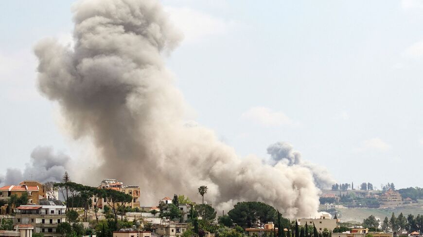 Smoke rises from the sites of Israeli airstrikes in the southern city of Nabatieh on June 2, 2026. Israel's growing offensive in Lebanon, including heavy bombardment and its deepest ground invasion in two decades, has threatened to scupper a ceasefire in the wider Middle East war between the United States and Iran. (Photo by Abbas Fakih / AFP via Getty Images)