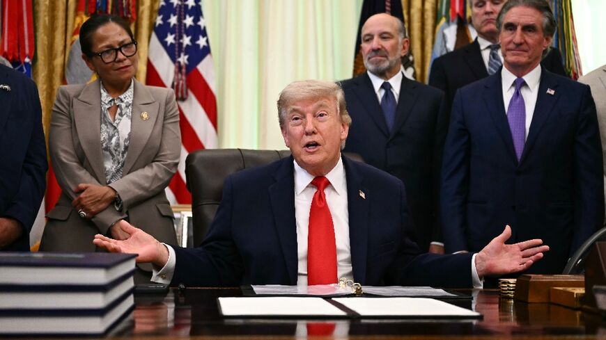 Trump made the announcement during a signing ceremony for a fishing-related proclamation