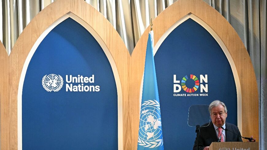 United Nations Secretary-General Antonio Guterres urged AI firms to 'be honest' about their environment costs.