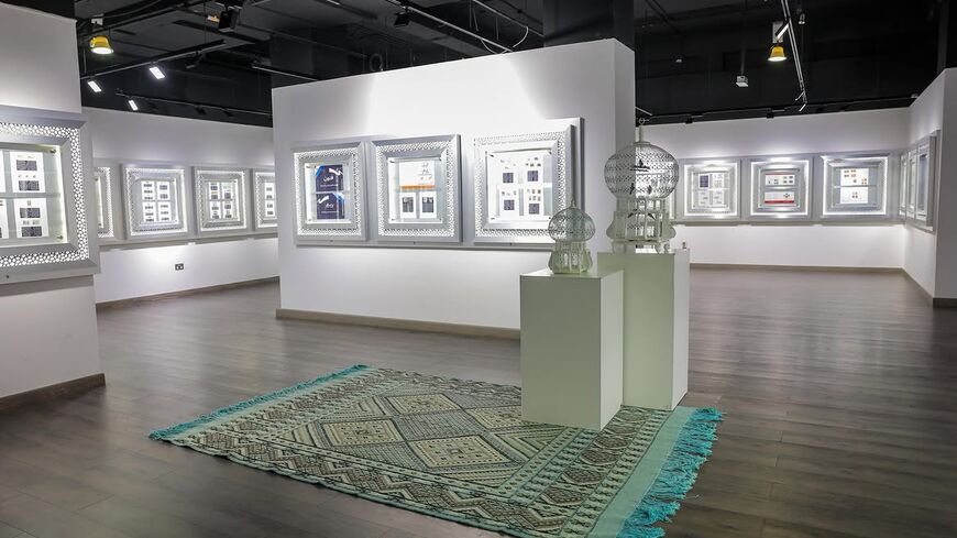 Rare Tunisian postage stamps on display at the “Tunisian Postal Service: History and Stamps” exhibition, Katara Cultural Village, Doha. (Photo courtesy of Katara Qatar)