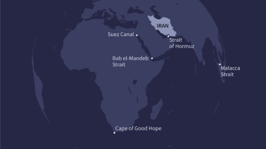 Key points of global maritime transport